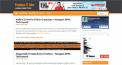 Desktop Screenshot of freshersjobskerala.com